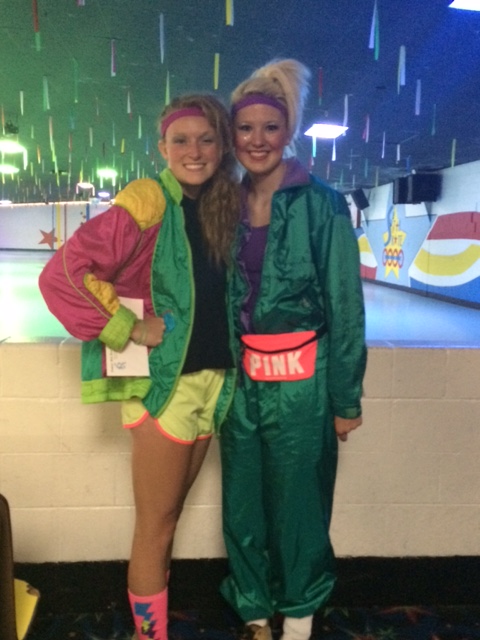 First place costume winners: Lauren and Shelbi!